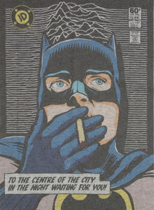 Batman Joy Division Mash-up T-shirt Detail