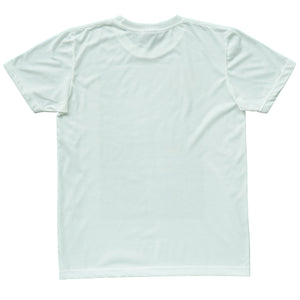 White T-shirt Back Blank Mens