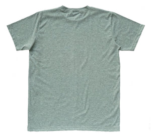 Heather Gray T-shirt Back Blank Mens