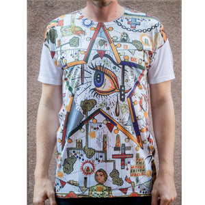 Illuminati T-shirt Male Model Front View